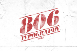 806 Typography: A Display Font for Maker Shops