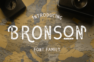 Bronson: A Rough Display Font for Bold Web Design