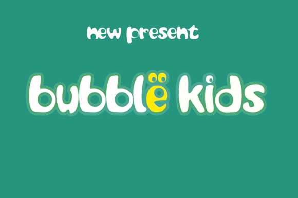 Bubble Kids: A Playful Display Font for Campaigns