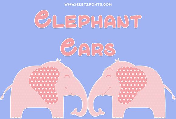 Elephant Ears: A Handwritten Font for Editorial Warmth