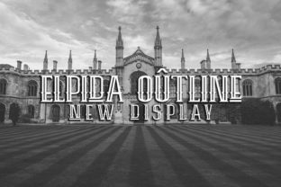 Elpida Outline: A Display Font for Editorial Design