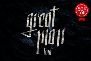 Great Man: A Bold Display Font for Web Design