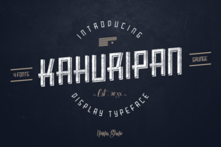 Kahuripan: A Display Font That Demands the Spotlight