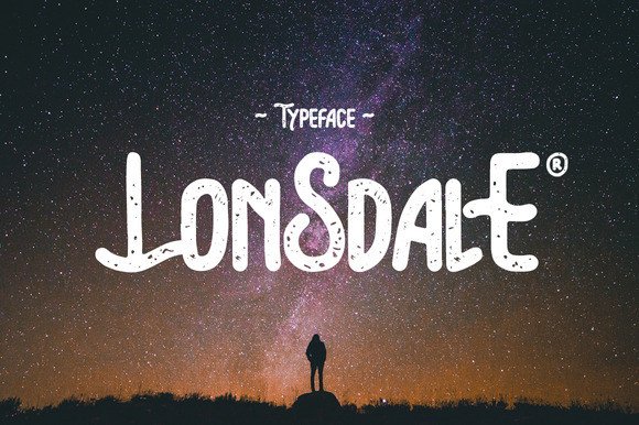 Lonsdale: A Stamped Display Font for Campaign Creatives