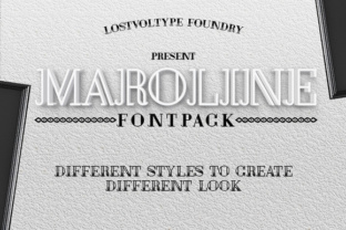 Maroline: A Display Font with Editorial Grace