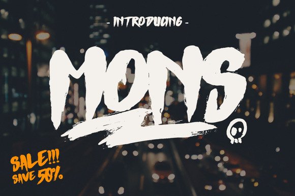 Mons: The Edgy Display Font for Editorial Impact