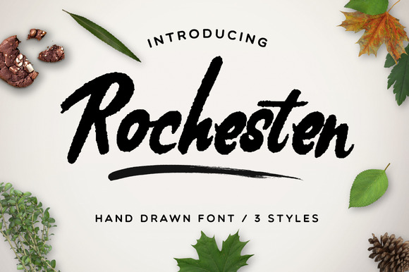 Rochesten: A Handcrafted Display Font Built for Campaign Design