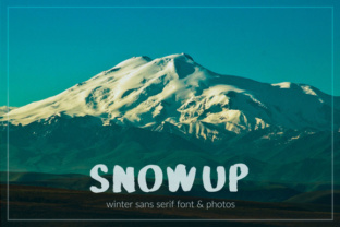 SnowUP: A Crisp Winter Display Font for Digital Branding