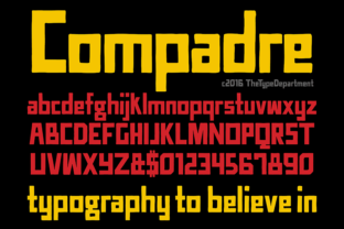 TTD Compadre: A Strong Display Typeface for Branding